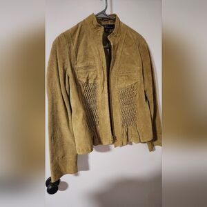 Kasper Women's Suede Tan Jacket